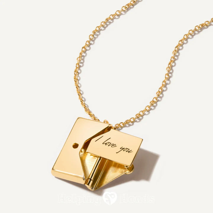 personalized Love Letter Necklace