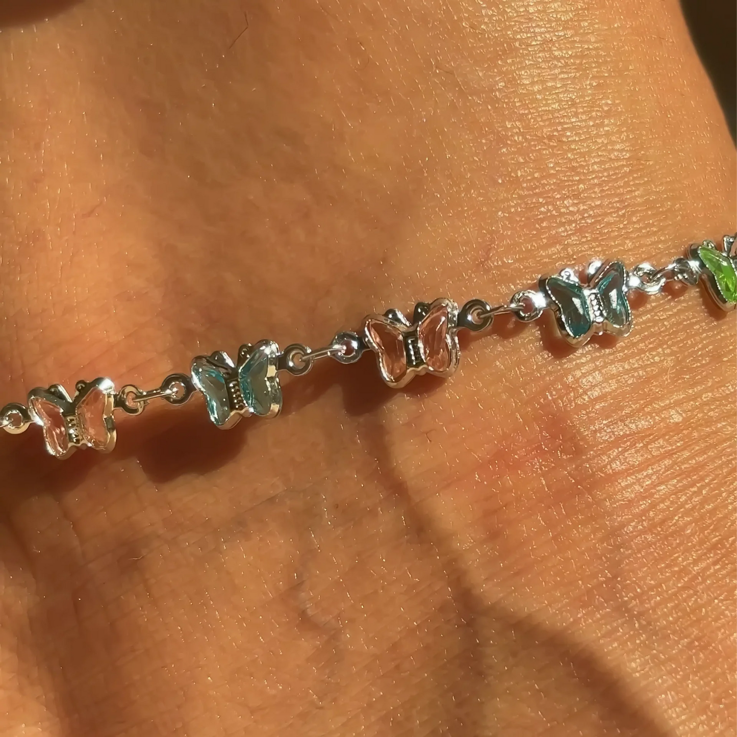 Butterfly Charm Anklet