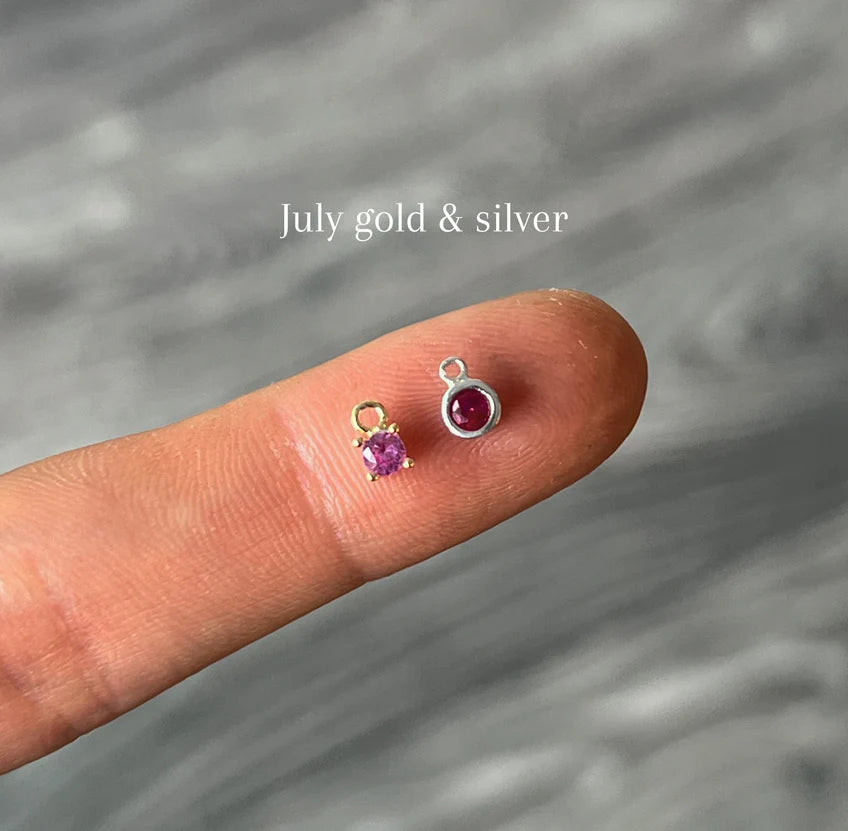 Initial Birthstone Necklace