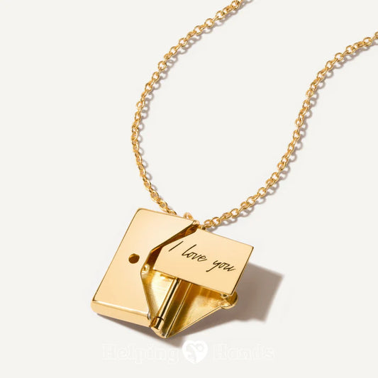 personalized Love Letter Necklace